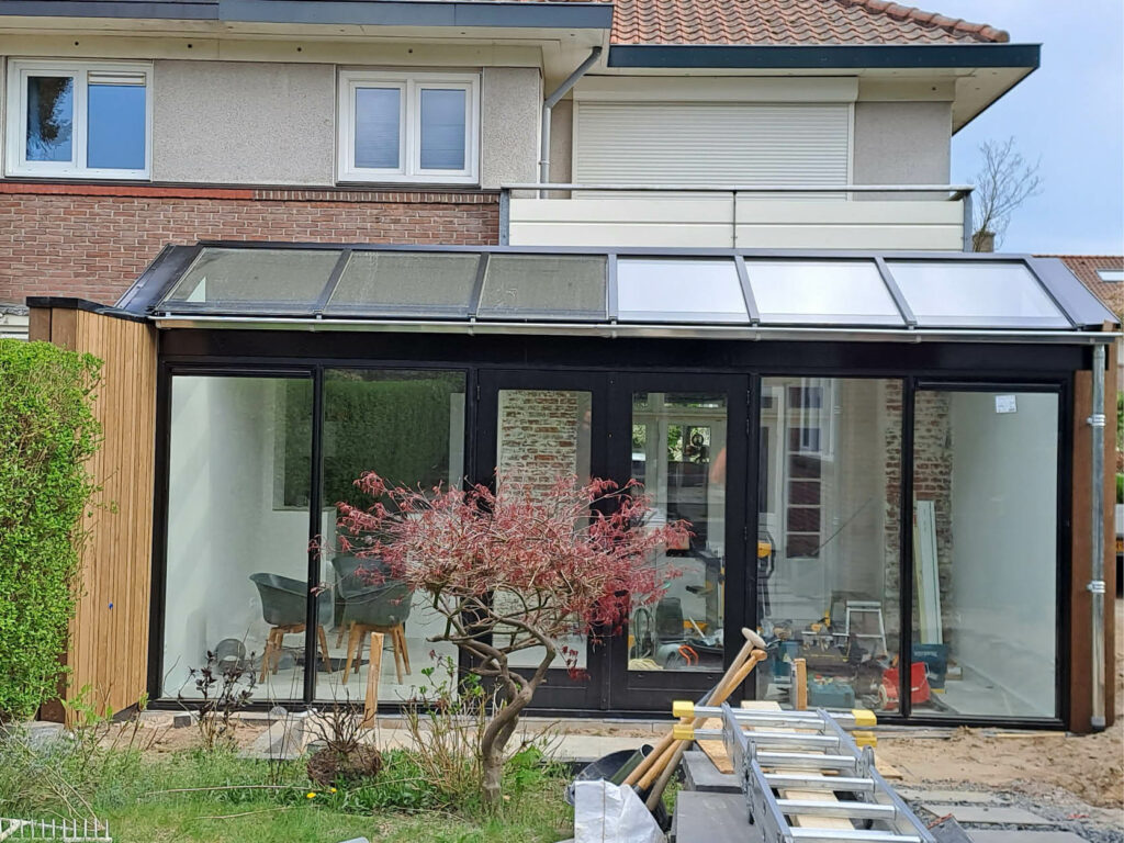 Aanbouw in Arnhem maart 2023. Heurnink Woodproducts