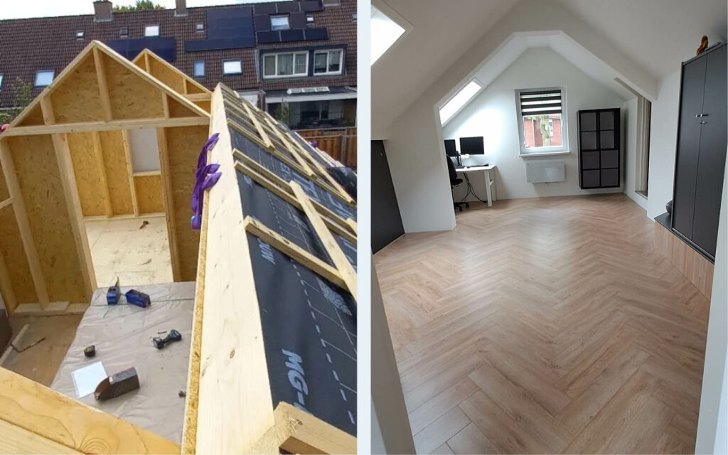 Opbouw in Doetinchem oktober 2022. Heurnink Woodproducts