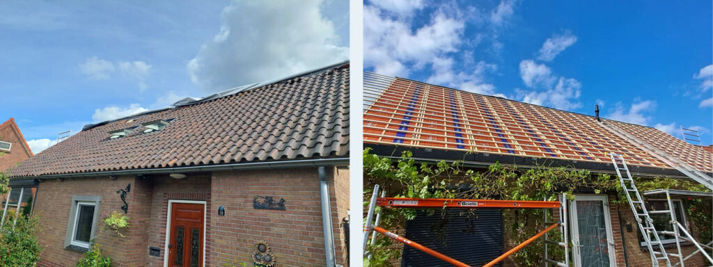 Dak vernieuwen in Zeddam augustus 2024. Heurnink Woodproducts